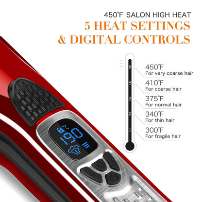 Steam Hair Straightener Flat Iron