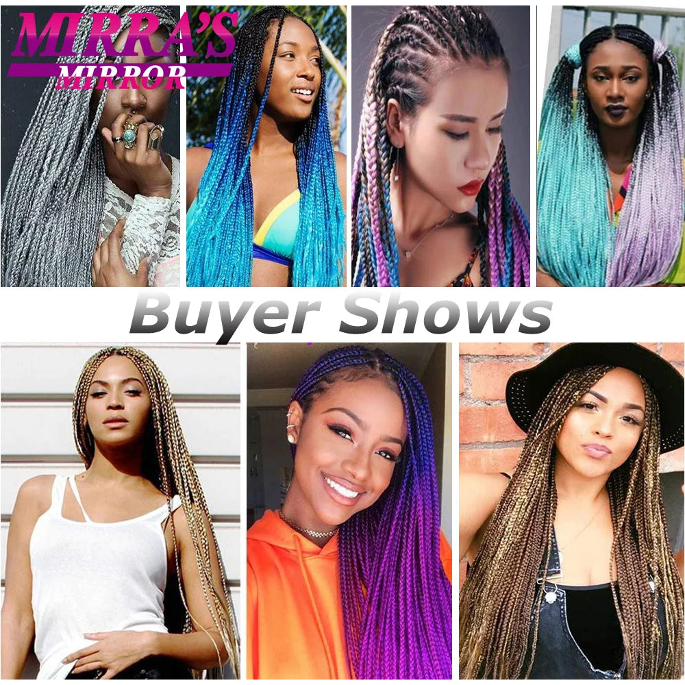 24inch Jumbo Braids Synthetic Hair For Box Braid