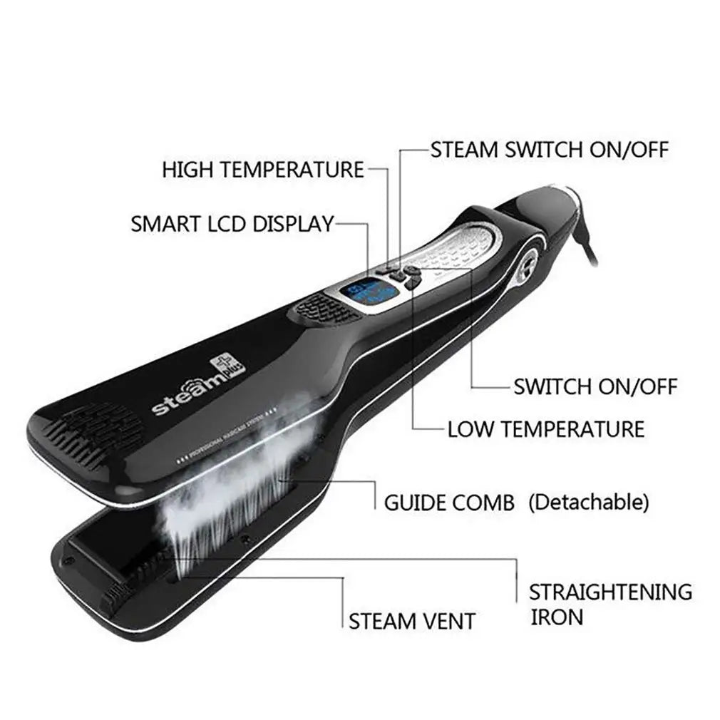 Steam Hair Straightener Flat Iron