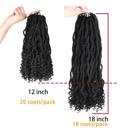 Kinky Twist Braids Hair Extensions