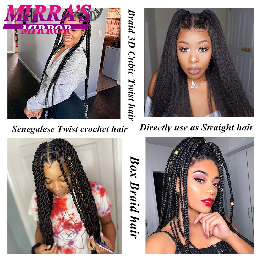 24inch Jumbo Braids Synthetic Hair For Box Braid