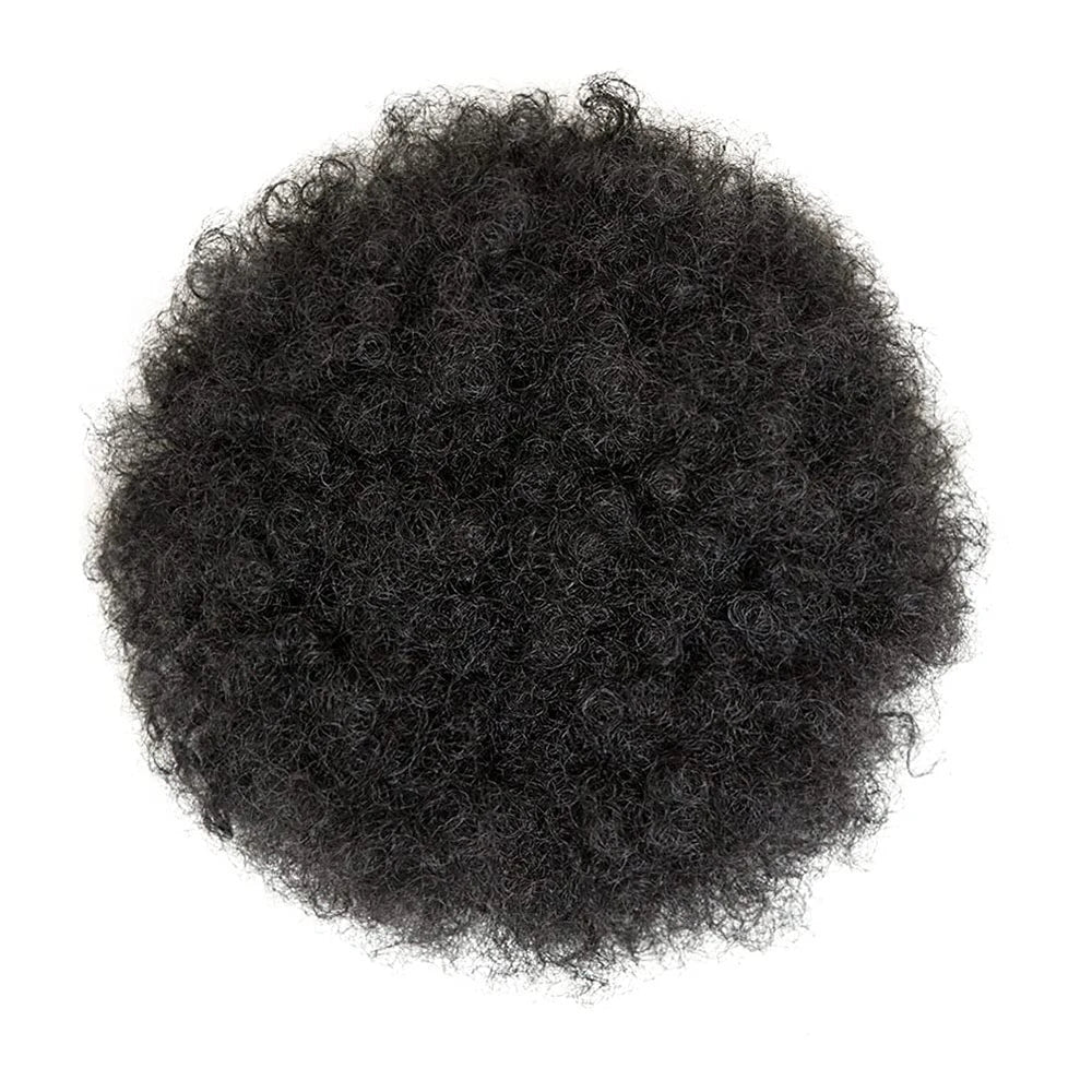 Afro Puff Drawstring Ponytail Kinky Curly Bun Hair