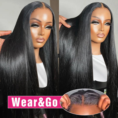 Wear Go Glueless Wig Bone Straight 13x6 HD Lace Frontal Wig