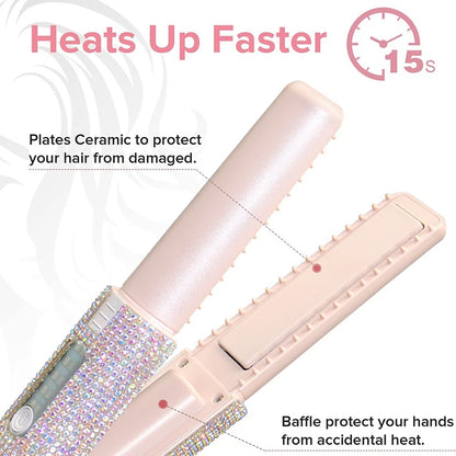 Multifunctional Comb Straightening Hair Curler