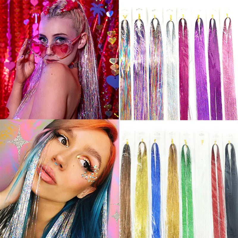 Shiny Sparkle Hair Tinsel Kit