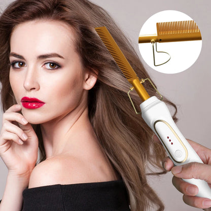 Hot Comb Hair Straightener