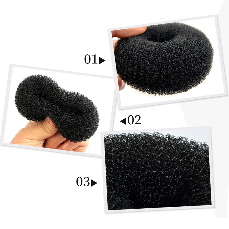 Foam French Hair Bun Maker Donuts