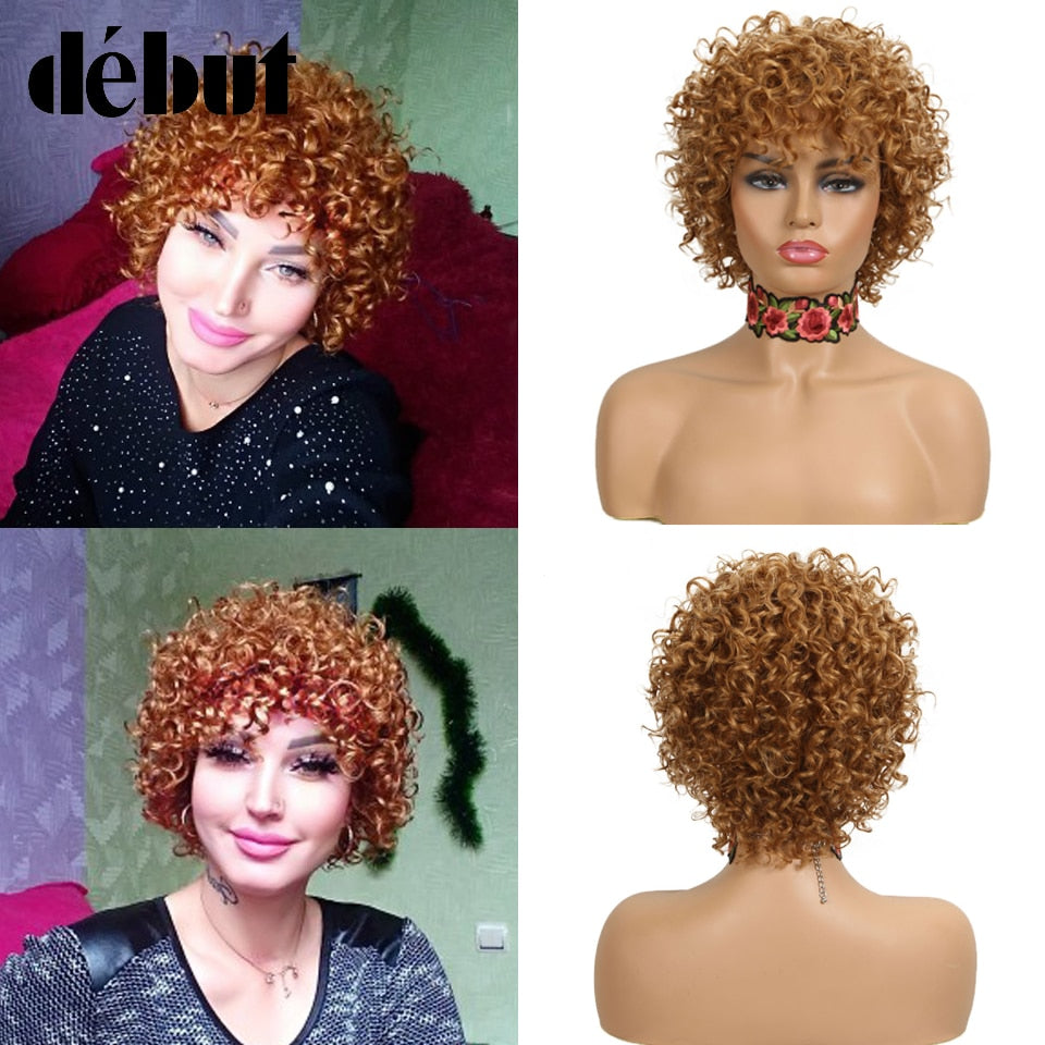 Brazilian Short Bob Curly Wig