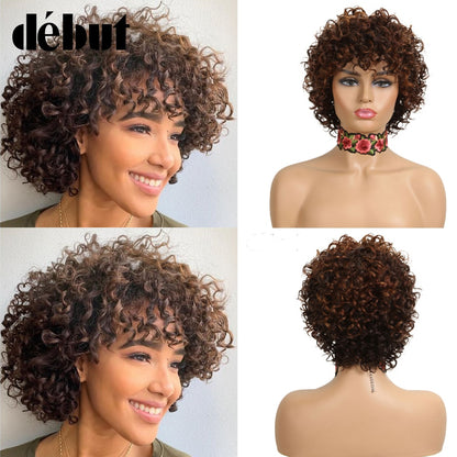 Brazilian Short Bob Curly Wig