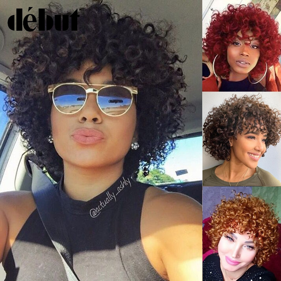 Brazilian Short Bob Curly Wig