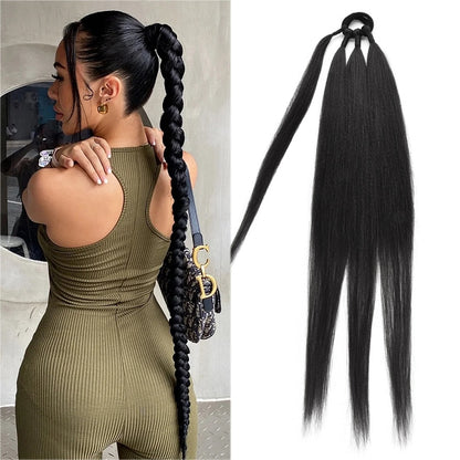 Ponytail Extensions Synthetic Boxing Braids