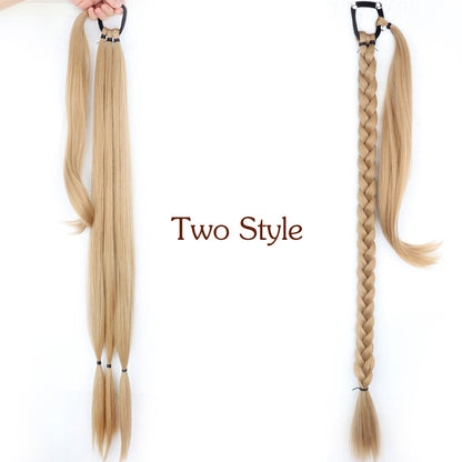 Long Braided Ponytail Hair Extensions