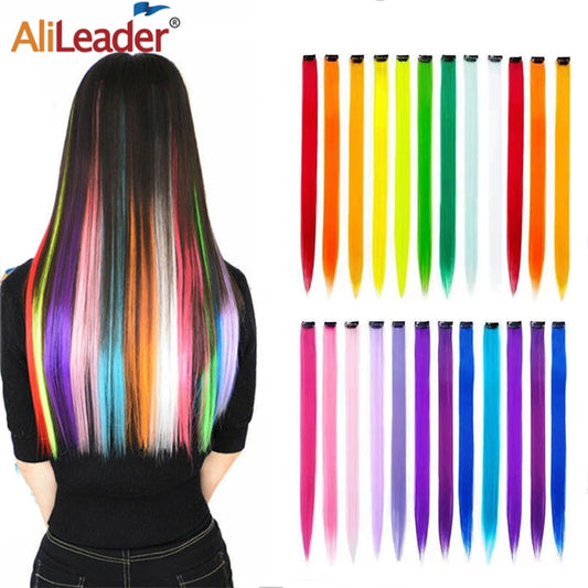 Synthetic Clip On Hair Extension
