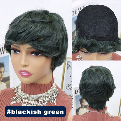 Short Pixie Cut Straight Hair Wig