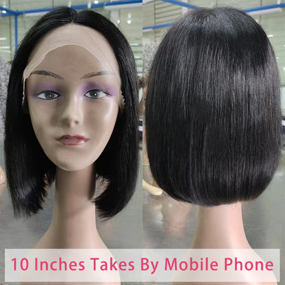 T Part Bob Lace Front Human Hair Wig