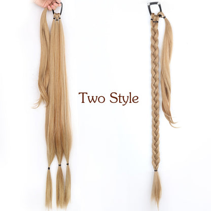 Long Braided Ponytail Hair Extensions