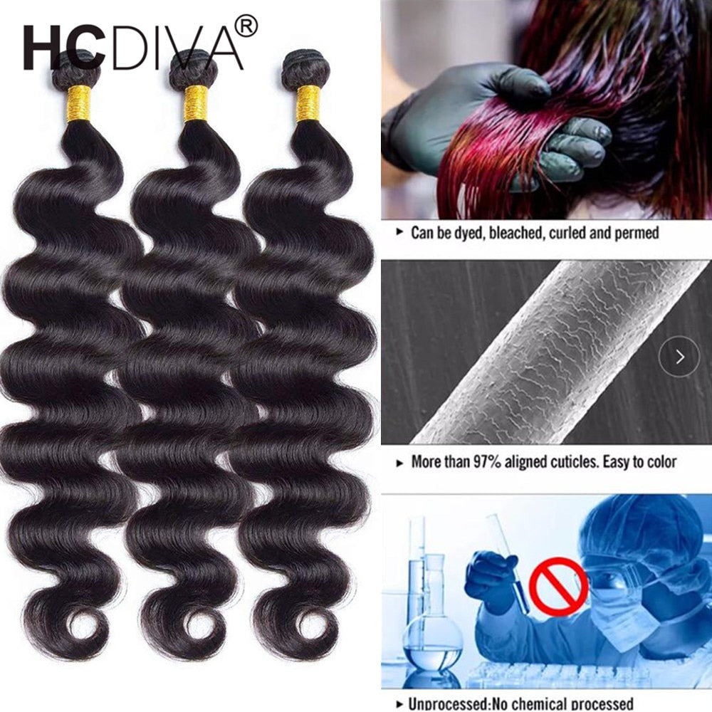 Body Wave Bundles Brazilian Hair Weave Bundles