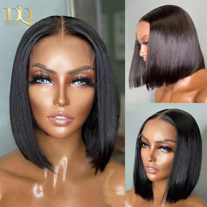 T Part Bob Lace Front Human Hair Wig