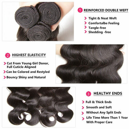 Body Wave Bundles Brazilian Hair Weave Bundles