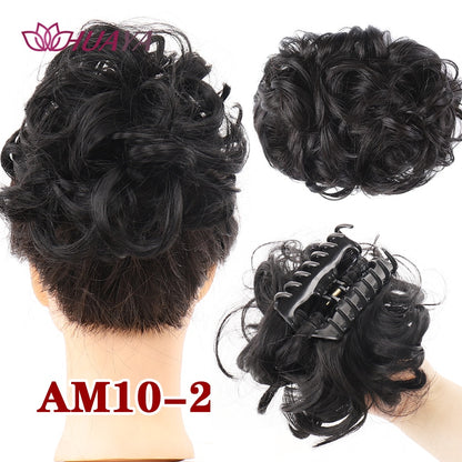 Synthetic Messy Curly Claw Hair Bun Chignon Hair Extensions