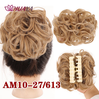 Synthetic Messy Curly Claw Hair Bun Chignon Hair Extensions